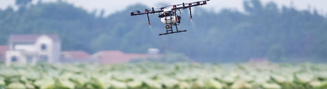 Smart farming with a drone sprinkler
